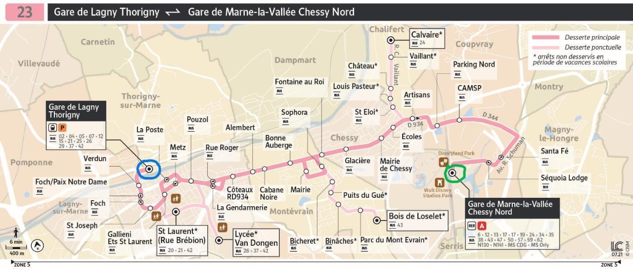 F2 Cosy Proche Disney Et Paris Thorigny-sur-Marne Eksteriør bilde